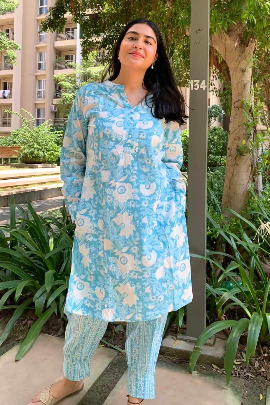 Sky Blue Co-Ord Set