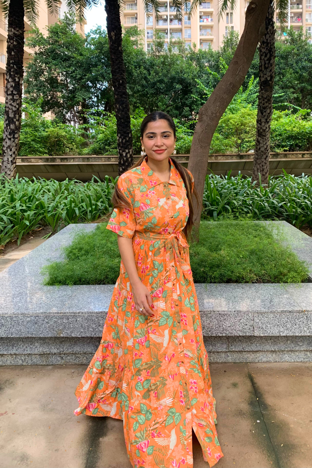 Tropical Maxi Dress