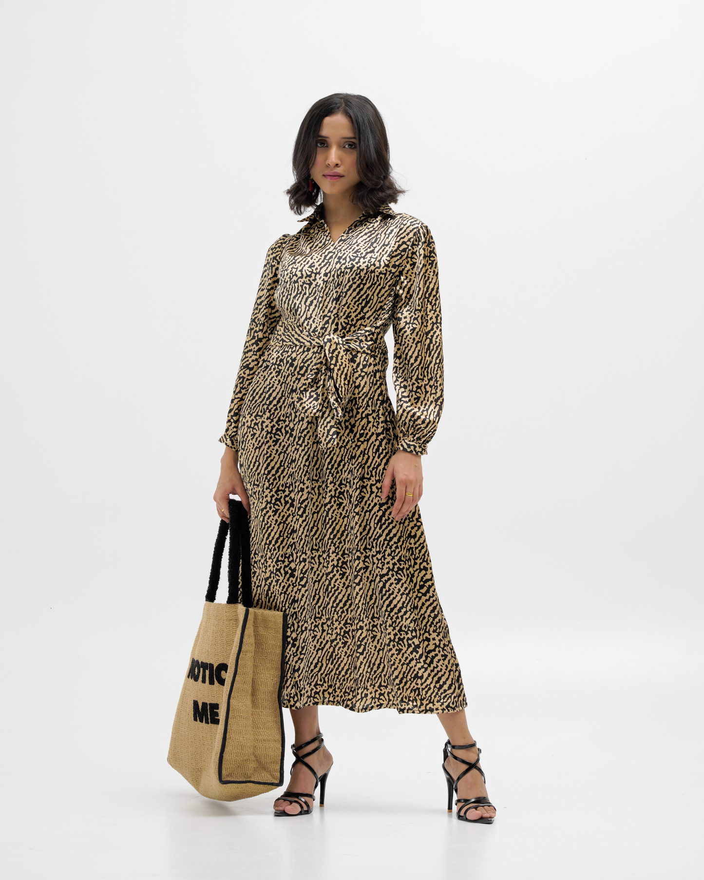 The Ivory Belted Dress