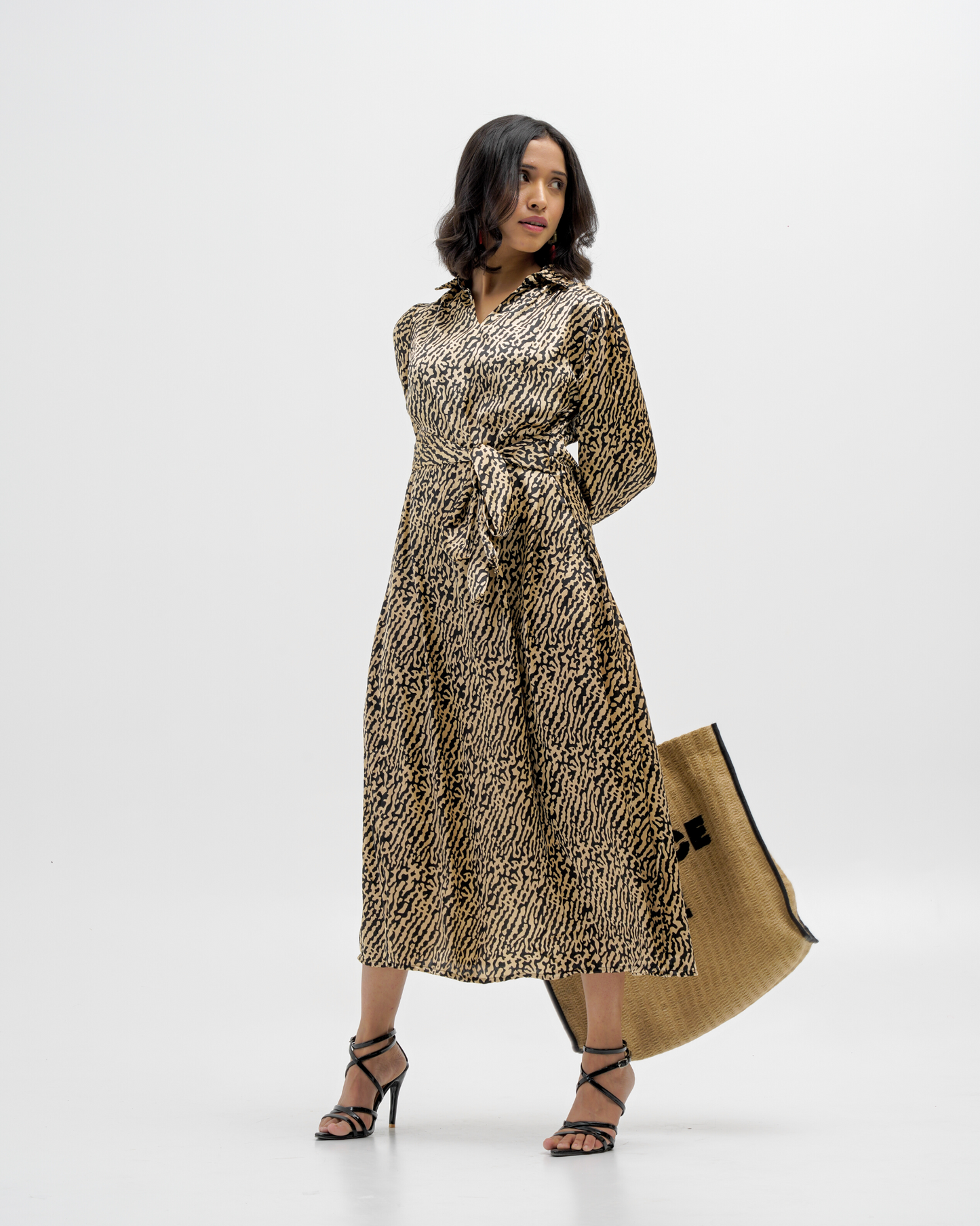 The Ivory Belted Dress